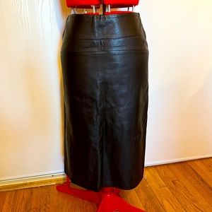 Genuine 100% leather skirt